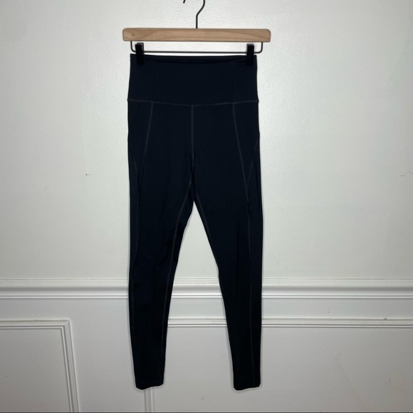 Girlfriend Collective Black Compressive High-Rise Legging Womens S - Picture 5 of 10